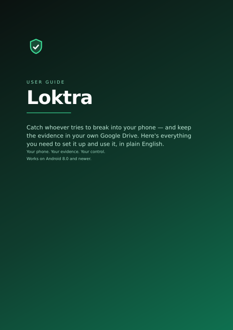 Loktra user guide — cover